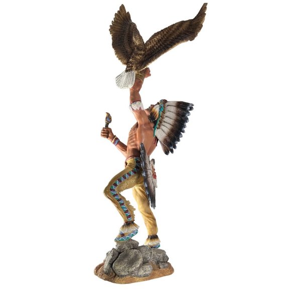 1995 Hamilton Tailsman of Courage Gifts of‎ Antient Spirits Native Eagle FLAW - Picture 11 of 13